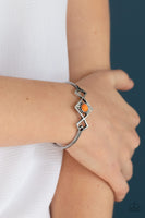 Paparazzi Dainty Deco - Orange Bracelet