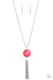 Paparazzi Prismatically Polygon - Pink Necklace