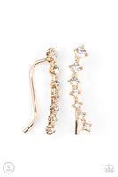 Paparazzi New Age Nebula - Gold Post Earrings