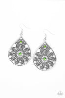 Paparazzi Whimsy Dreams - Green Earrings