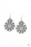 Paparazzi Whimsy Dreams - Green Earrings