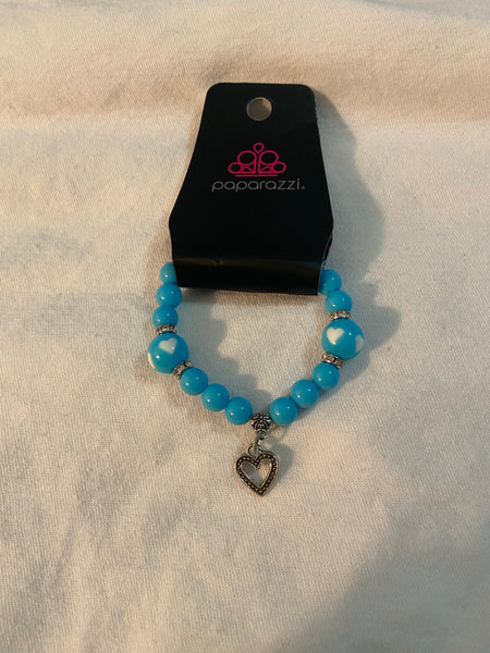 Paparazzi Starlet Shimmer - Blue Charm Bracelet