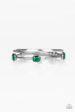 Paparazzi City Slicker Sleek - Green Bracelet