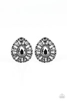 Paparazzi Treasure Retreat - Silver Post Earrings