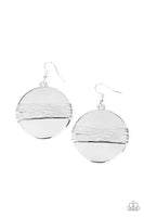 Paparazzi Ultra Uptown - Silver Earrings