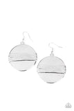 Paparazzi Ultra Uptown - Silver Earrings