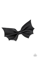 Paparazzi A Bit Batty - Black Hair Clip