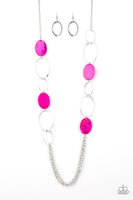 Paparazzi Kaleidoscope Coasts - Pink Necklace