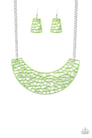 Paparazzi Powerful Prowl - Green Necklace