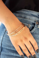 Paparazzi Stack Challenge- Gold Bracelet