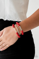 Paparazzi New Adventures - Red Bracelet