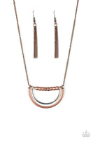 Paparazzi Artificial Arches - Copper Necklace