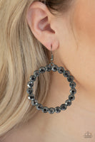 Paparazzi Welcome to the GLAM-boree - Black Earrings