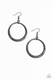 Paparazzi Modern Shimmer - Black Earrings