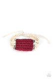 Paparazzi Beachology - Red Bracelet