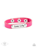 Paparazzi Love Life - Pink Bracelet