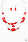 Paparazzi Radiant Reflections - Red Necklace