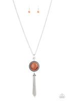 Paparazzi Serene Serendipity - Orange Necklace