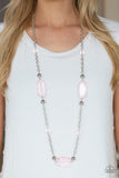 Paparazzi Crystal Charm - Pink Necklace