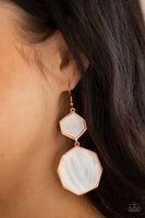 Paparazzi Vacation Glow - Copper Earrings