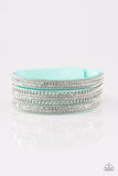 Paparazzi Dangerously Drama Queen - Blue Wrap Bracelet