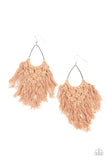 Paparazzi Oh MACRAME, Oh My – Brown Earrings