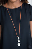 Paparazzi Embrace The Journey - Orange Necklace