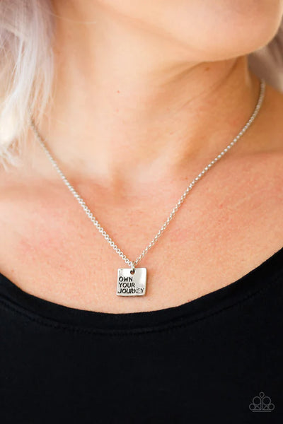 Paparazzi Own Your Journey - Silver Necklace