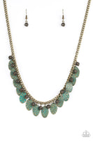 Paparazzi Vintage Gardens - Brass Necklace