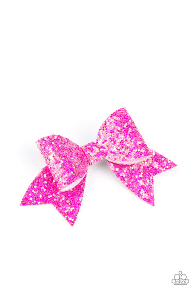 Paparazzi Confetti Princess - Pink Hair Clip