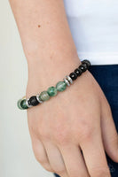 Paparazzi World Peace - Green Urban Bracelet