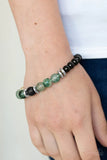 Paparazzi World Peace - Green Urban Bracelet