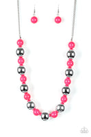 Paparazzi Top Pop - Pink Necklace