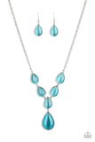 Paparazzi Dewy Decadence - Blue Necklace