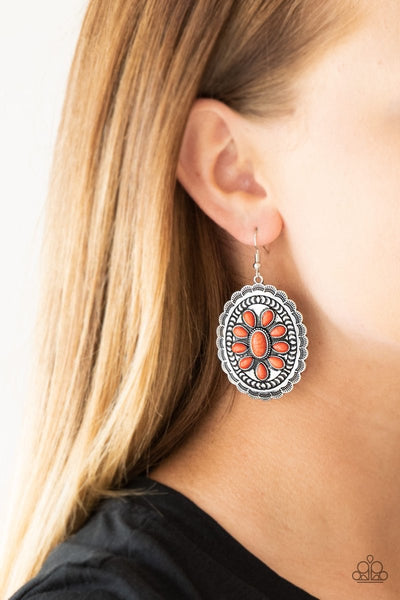 Paparazzi Absolutely Apothecary - Orange Earrings