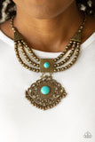 Paparazzi Santa Fe Solstice - Brass Necklace