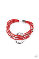 Paparazzi Magnetic Muse - Red Bracelet