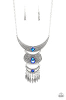 Paparazzi Lunar Enchantment - Blue Necklace