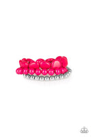 Paparazzi Color Venture - Pink Bracelet