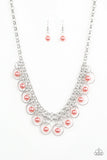 Paparazzi Party Time - Orange Necklace