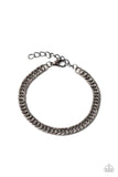 Paparazzi Very Valiant - Black Men’s Bracelet