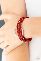 Paparazzi Magnetic Muse - Red Bracelet