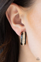 Paparazzi Wealthy Living - Gold Clip-On Earrings