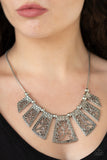 Paparazzi Vintage Vineyard - Silver Necklace