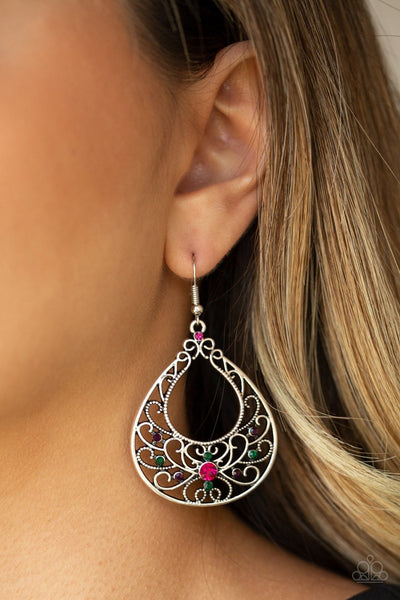 Paparazzi Vine Shine - Multi Earrings