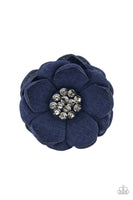 Paparazzi Dewdrop Dazzle - Blue Hair Clip