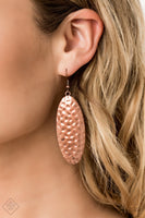 Paparazzi Radiantly Radiant - Copper Earrings