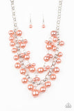 Paparazzi BALLROOM Service - Orange Necklace