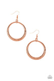 Paparazzi Modern Shimmer - Copper Earrings