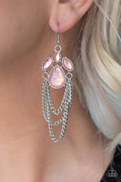 Paparazzi Opalescence Essence - Pink Earrings